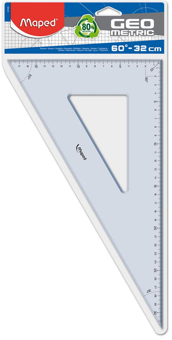 Maped winkelhaak Technic 32 cm, 60° met UV-inktgraduaties