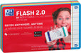 Oxford Flash 2.0 flashcard starterkit, gelijnd, A7, assorti, pak van 80 vel 20 stuks, OfficeTown