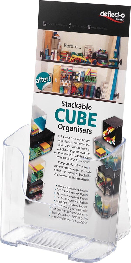 Deflecto folderstandaard liggend 1/3 A4, 11,5 x 10 x 8,5 cm - OfficeTown