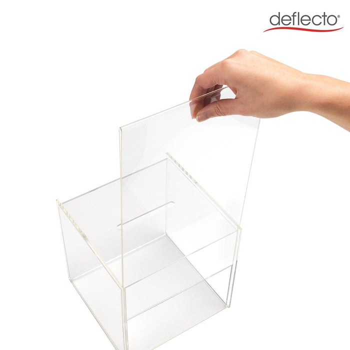 Deflecto ideeënbus met folderhouder, ft 33,8 x 21,5 x 21,3 cm - OfficeTown