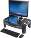 Desq monitorstandaard, Xlarge, met lade, zwart - OfficeTown