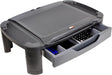 Desq monitorstandaard, Xlarge, met lade, zwart - OfficeTown