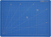 Desq Professionele snijmat, blauw, 22 x 30 cm met grafische verdeling per cm - OfficeTown
