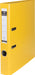 Pergamy ordner, voor ft A4, uit PP en papier, zonder beschermrand, rug van 5 cm, geel 25 stuks, OfficeTown