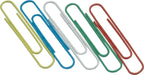 Q-CONNECT papierklemmen, 50 mm, gekleurd, doos van 30 stuks, ophangbaar 10 stuks, OfficeTown