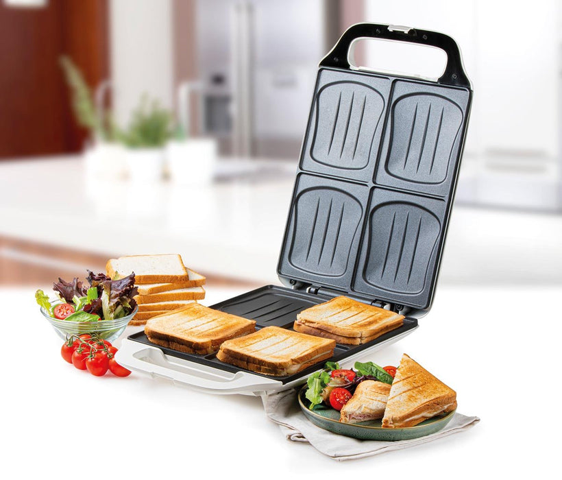 Domo tosti - ijzer Family Tosti XXL, wit - OfficeTown