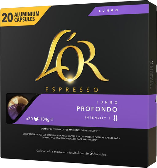 Douwe Egberts L'Or Intensity koffiecapsules, Lungo Profondo, pak van 20 stuks - OfficeTown