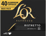 Douwe Egberts L'Or Intensity koffiecapsules, Ristretto, pak van 40 stuks - OfficeTown