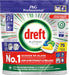 Dreft Platinum Lemon Vaatwasmiddel, 75 capsules - OfficeTown
