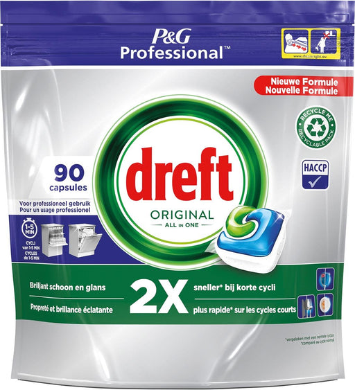 Dreft vaatwasmiddel Origineel Regular, 90 capsules - OfficeTown
