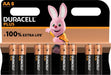 Duracell batterij Plus 100% AA, blister van 8 stuks - OfficeTown