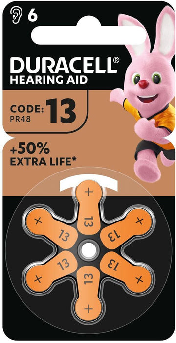 Duracell hoortoestelbatterijen DA13, blister van 6 stuks - OfficeTown