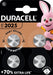 Duracell knoopcel Specialty Electronics CR2025, blister van 4 stuks - OfficeTown