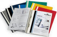 Duurzame personaliseerbare snelhechtermap Duraplus wit - OfficeTown