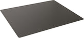 Duurzame schrijfonderlegger met decoratieve groef, PP, afm. 530 x 400 mm, zwart - OfficeTown