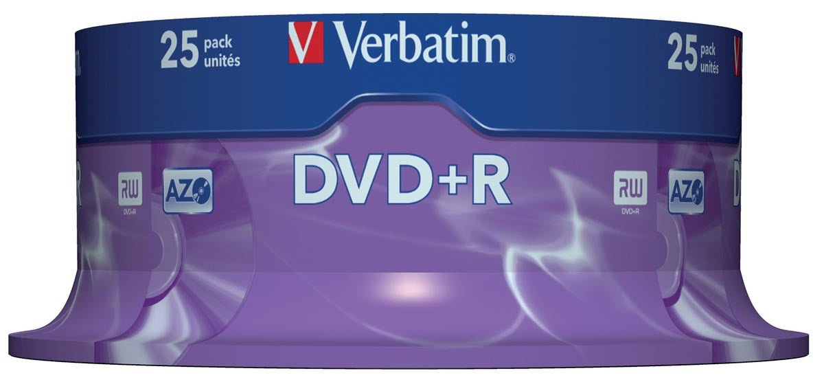DVD+R, 25 stuks spindel, 4,7 GB, 16x Opnamesnelheid - OfficeTown