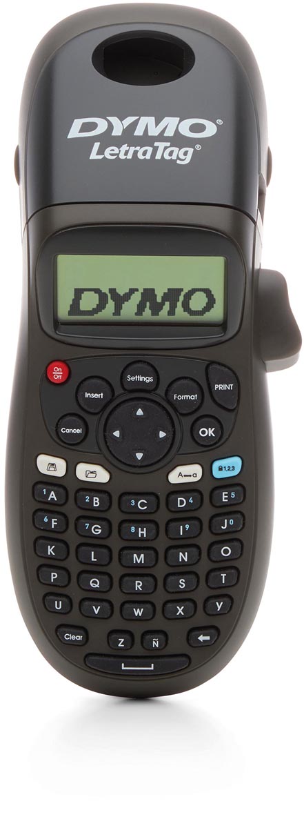 Dymo beletteringsysteem LetraTag LT - 100H, zwart - OfficeTown