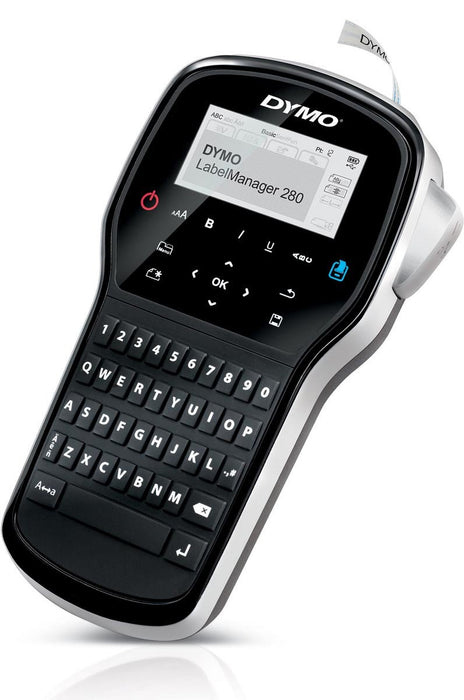 Dymo labelprinter LabelManager 280, qwerty met oplaadbare draagbare functie - OfficeTown