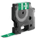 Dymo RHINO vinyltape 12 mm, wit op groen - OfficeTown