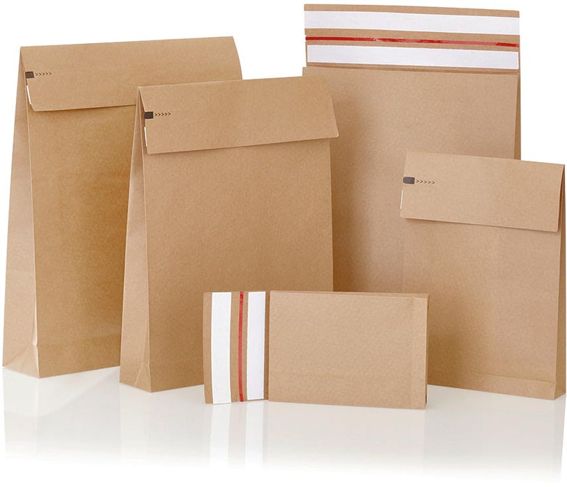e - Green enveloppen met blokbodem, ft 229 x 162 x 40 + 86 mm, doos van 250 stuks - OfficeTown