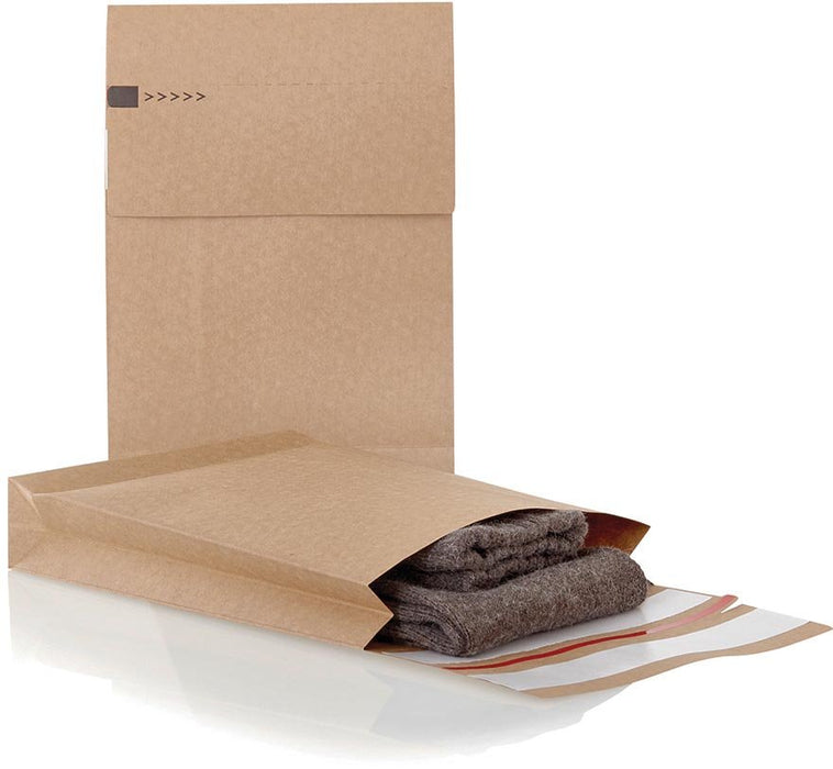 e - Green enveloppen met blokbodem, ft 350 x 250 x 50 + 96 mm, doos van 250 stuks - OfficeTown