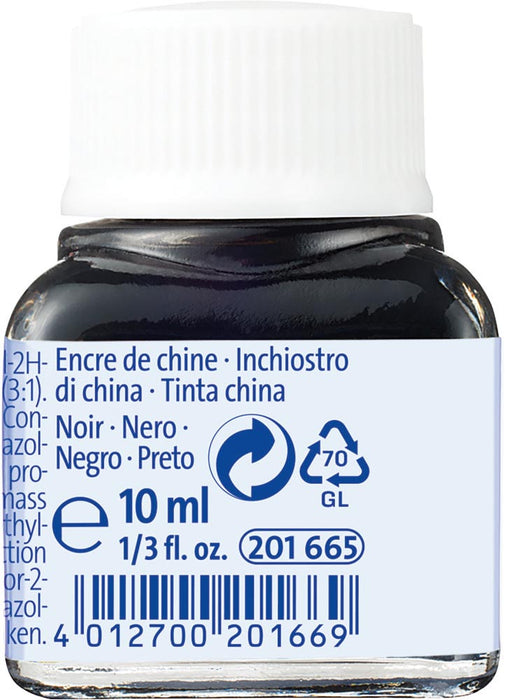 Pelikan Oost-Indische inkt zwart, 10 ml flesje