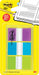 Post-it Index standaard, ft 25,4 x 43,2 mm, blister met 3 kleuren, 20 tabs per kleur, OfficeTown