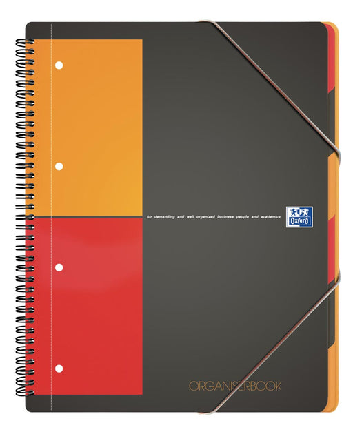 Oxford INTERNATIONAL organiserbook, 160 bladzijden, ft A4+, geruit 5 mm 5 stuks, OfficeTown