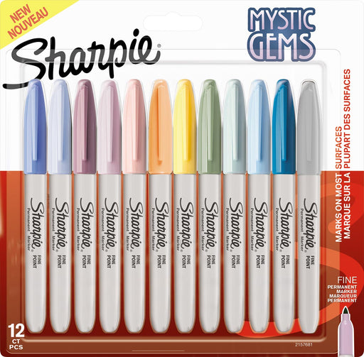 Sharpie Mystic Gems permanente marker, blister van 12 stuk 12 stuks, OfficeTown