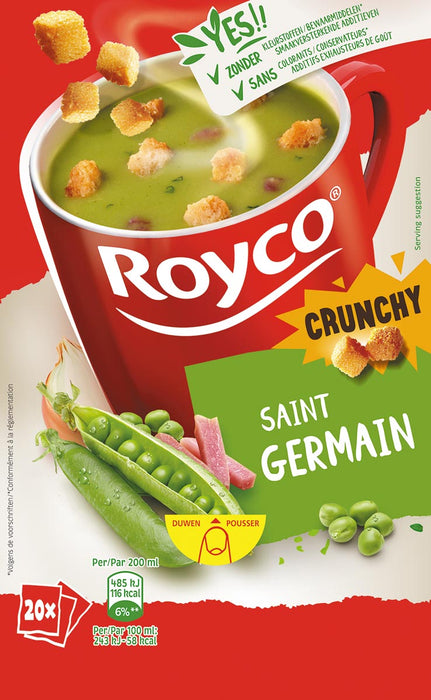 Royco Minute Soup St. Germain met croutons, doos van 20 zakjes