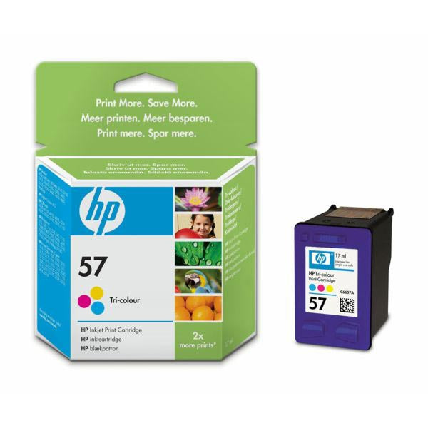 HP inktcartridge 57, 500 pagina's, OEM C6657AE, 3 kleuren
