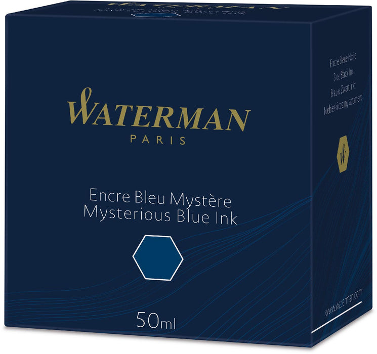 Waterman vulpeninkt 50 ml, blauw (Mysterieus)