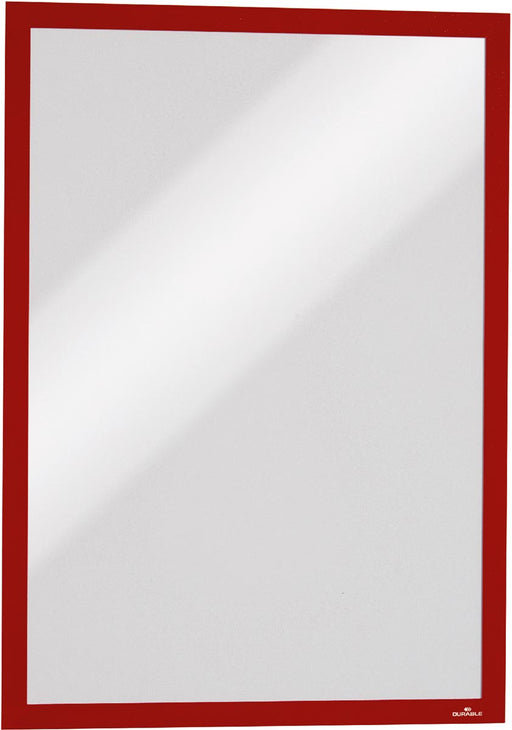 Durable Duraframe magnetisch kader, ft A4, rood, pak van 5 stuks 8 stuks, OfficeTown