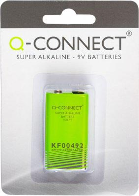 Q-CONNECT Alkaline batterij 6LR61 MN1604 9.0V