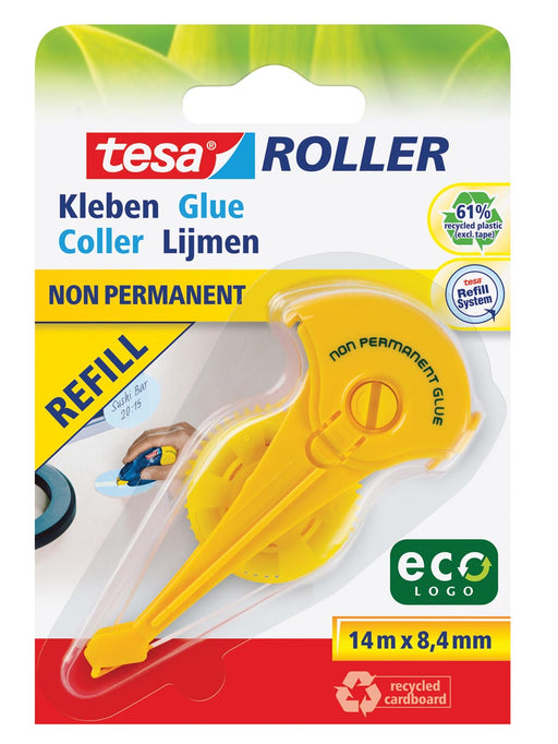 Tesa Roller navulling lijmroller niet-permanent ecoLogo, op blister 5 stuks, OfficeTown