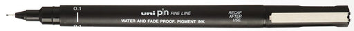 Uni Pin fineliner, 0,1 mm, ronde punt, zwart 12 stuks, OfficeTown