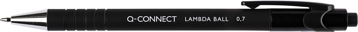 Q-CONNECT balpen Lambda, 0,5 mm, medium punt, zwart