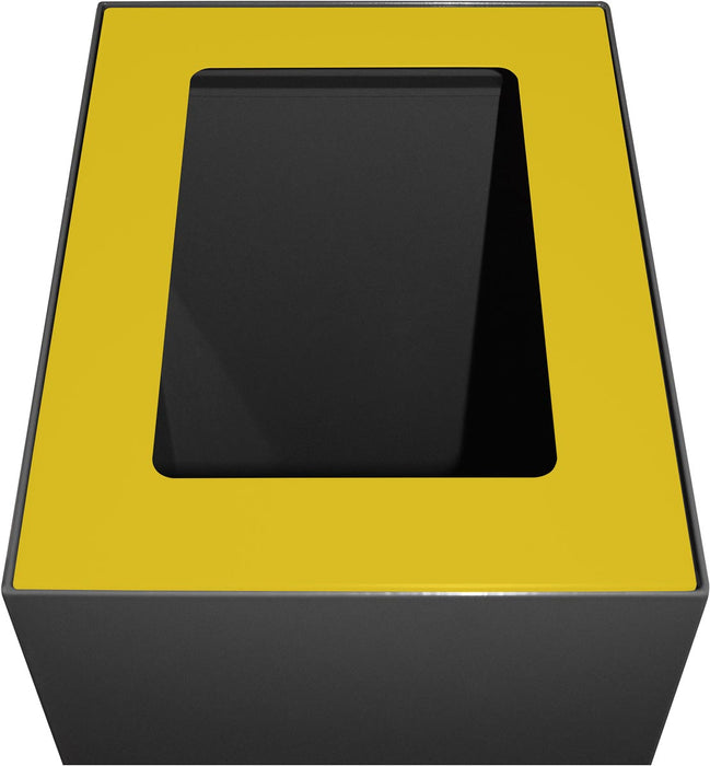 V-Part afvalbak deksel voor modulaire afvalbak 60 l, geel