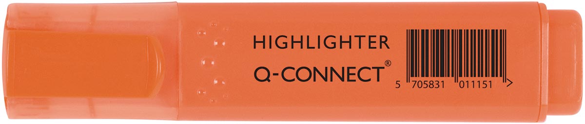 Q-CONNECT markeerstift met oranje fluorescerende inkt