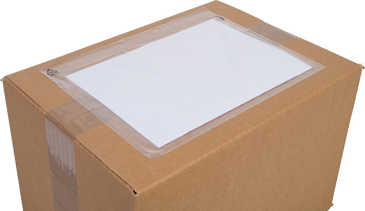 Cleverpack documenthouder, onbedrukt, ft 230 x 157 mm, pak van 100 stuks 10 stuks, OfficeTown
