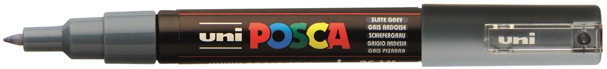 Uni POSCA verfstift PC-1MC, 0,7 mm, leigrijs