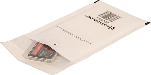 Cleverpack luchtkussenenveloppen, ft 100 x 165 mm, met stripsluiting, wit, pak van 10 stuks 5 stuks, OfficeTown
