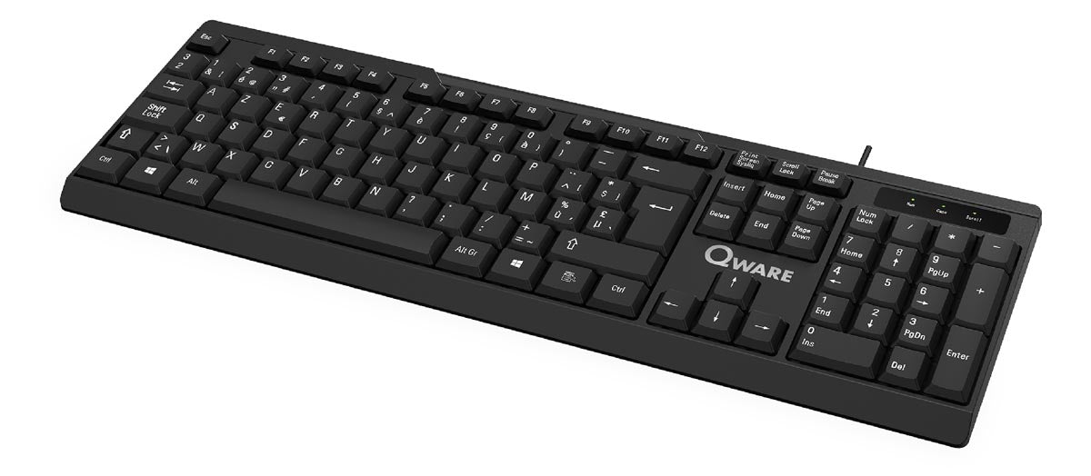 Qware-toetsenbord Liverpool, azerty met plug-and-play functie