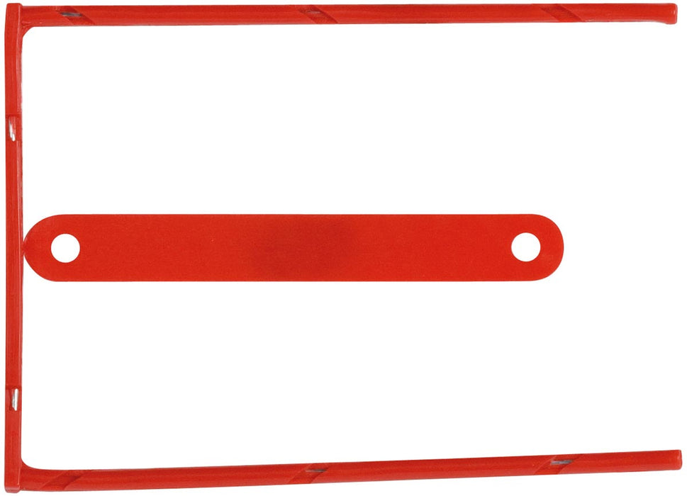 Q-CONNECT archiefbinder D-clip, rood, doos van 100 stuks
