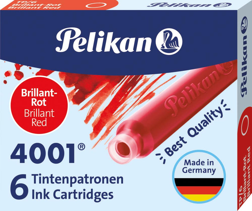 Pelikan inktcartridges 4001 rood