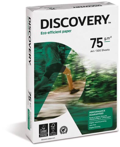 Discovery A4 kopieerpapier, 75 g, pak met 500 vellen