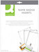 Q-Connect badge met combiklem 75 x 40 mm, doos van 50 stuks Q-CONNECT