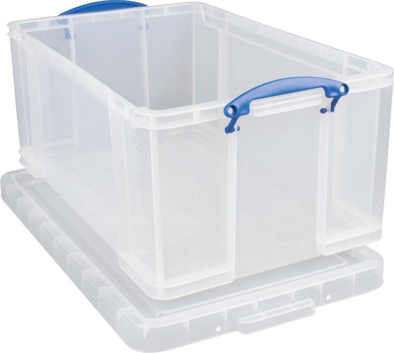 Echt Nuttige Box opbergdoos 64 liter, transparant 4 stuks - OfficeTown