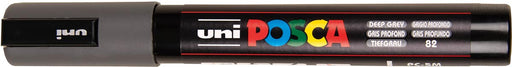 uni-ball Paint Marker op waterbasis Posca PC-5M diepgrijs 6 stuks, OfficeTown