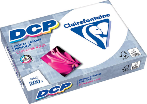 Clairefontaine DCP presentatiepapier ft A3, 200 g, pak van 250 vel 4 stuks, OfficeTown